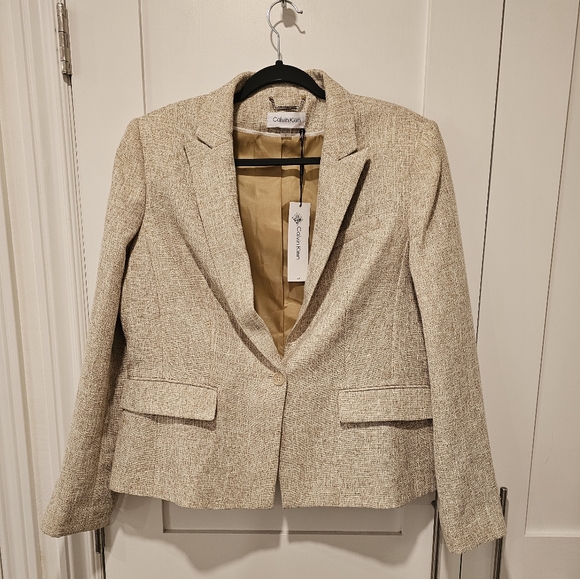 Calvin Klein Blazer Dressy Jacket Size 14 NWT - Picture 1 of 12